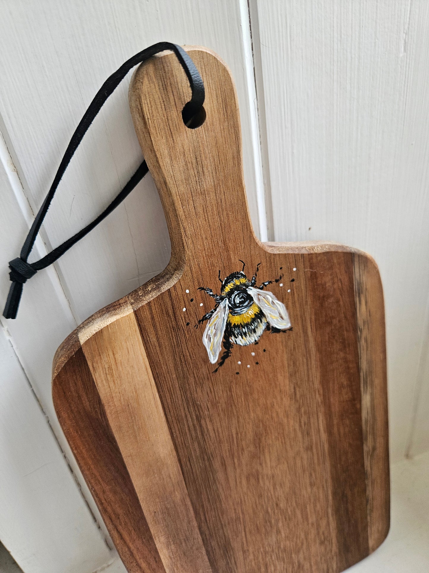 Bee Acacia Wooden Hand Painted Small Boards