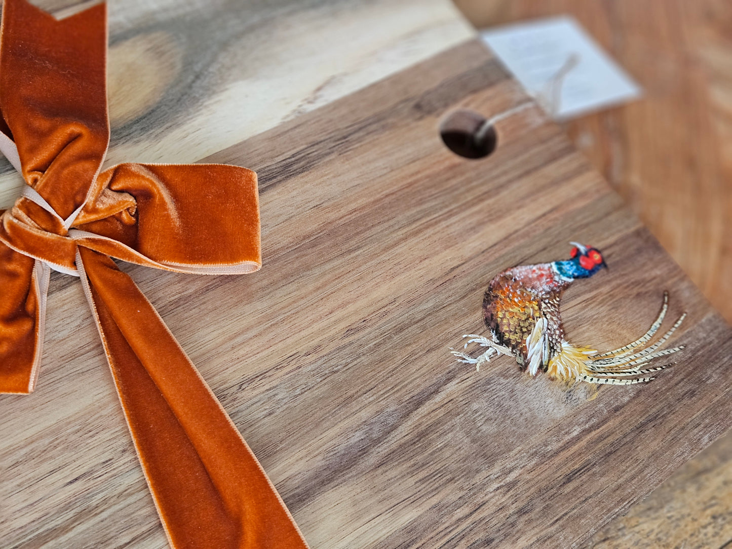 Hand Painted Pheasant Serving Boards (different designs and sizes available)