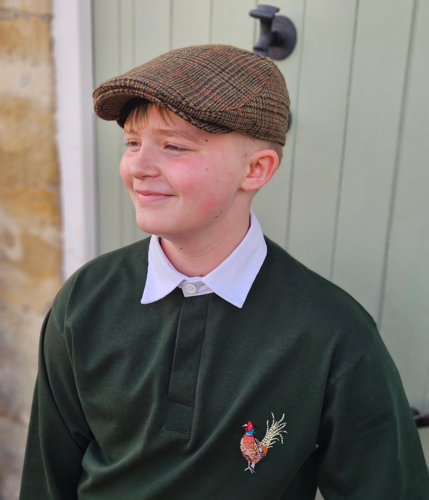 Embroidered Pheasant Smart Shirt. MEN'S