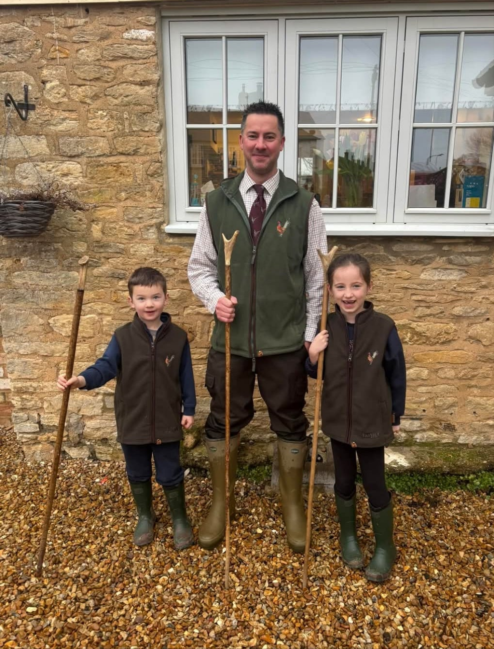 Children's Embroidered Pheasant Gilets