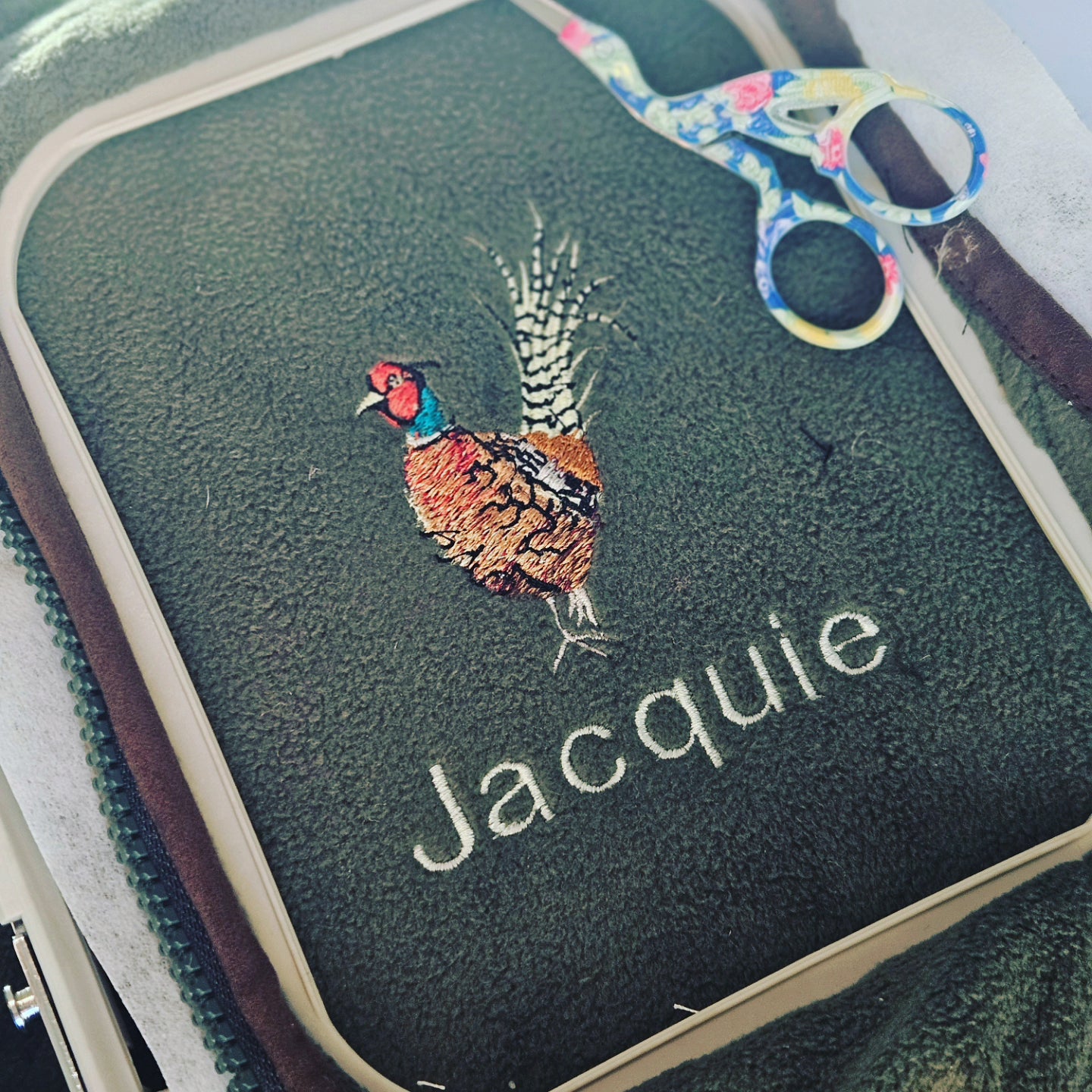 Embroidered Pheasant Gilet - (women's)