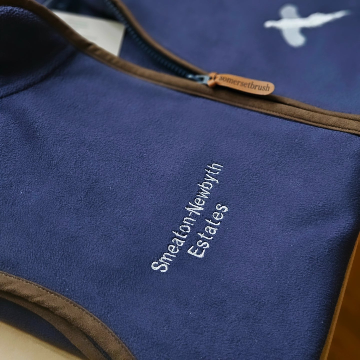 Embroidered FLYING WHITE PHEASANT Gilet - (Women's)