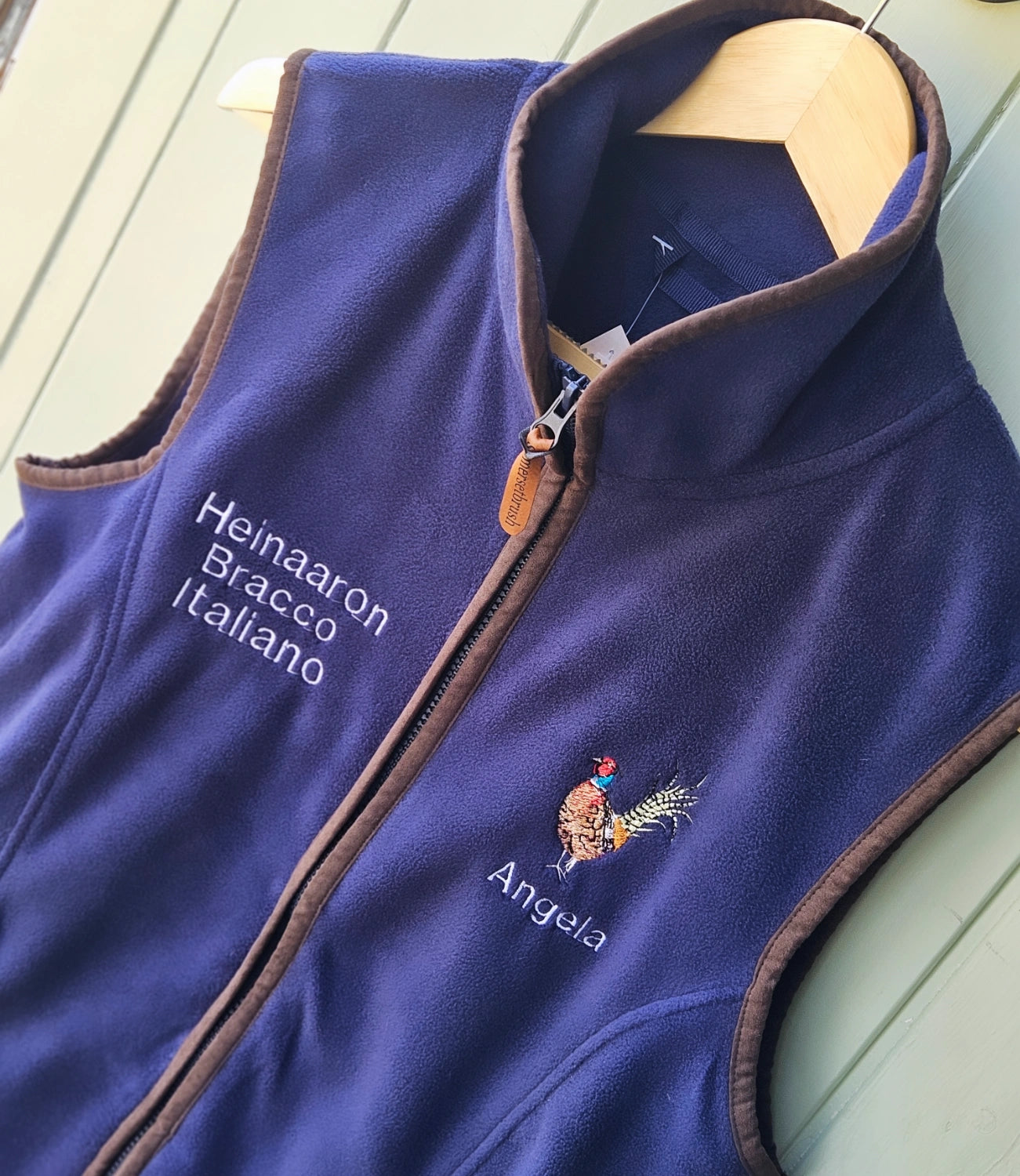 Embroidered Pheasant Gilet - (women's)