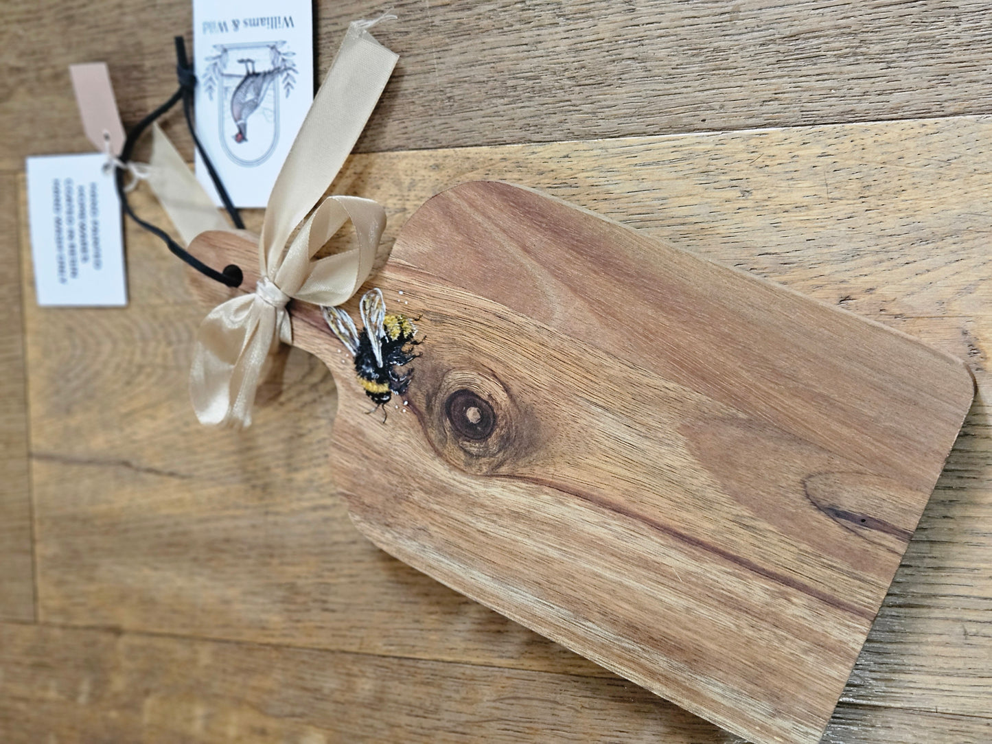 Bee Acacia Wooden Hand Painted Small Boards
