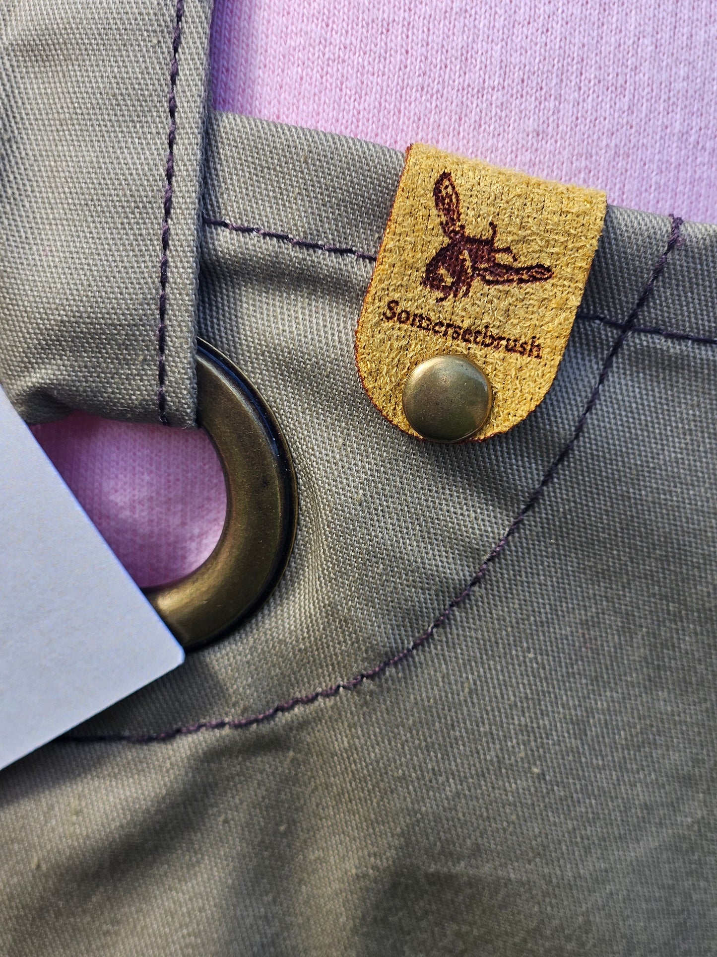 Embroidered Bee Apron