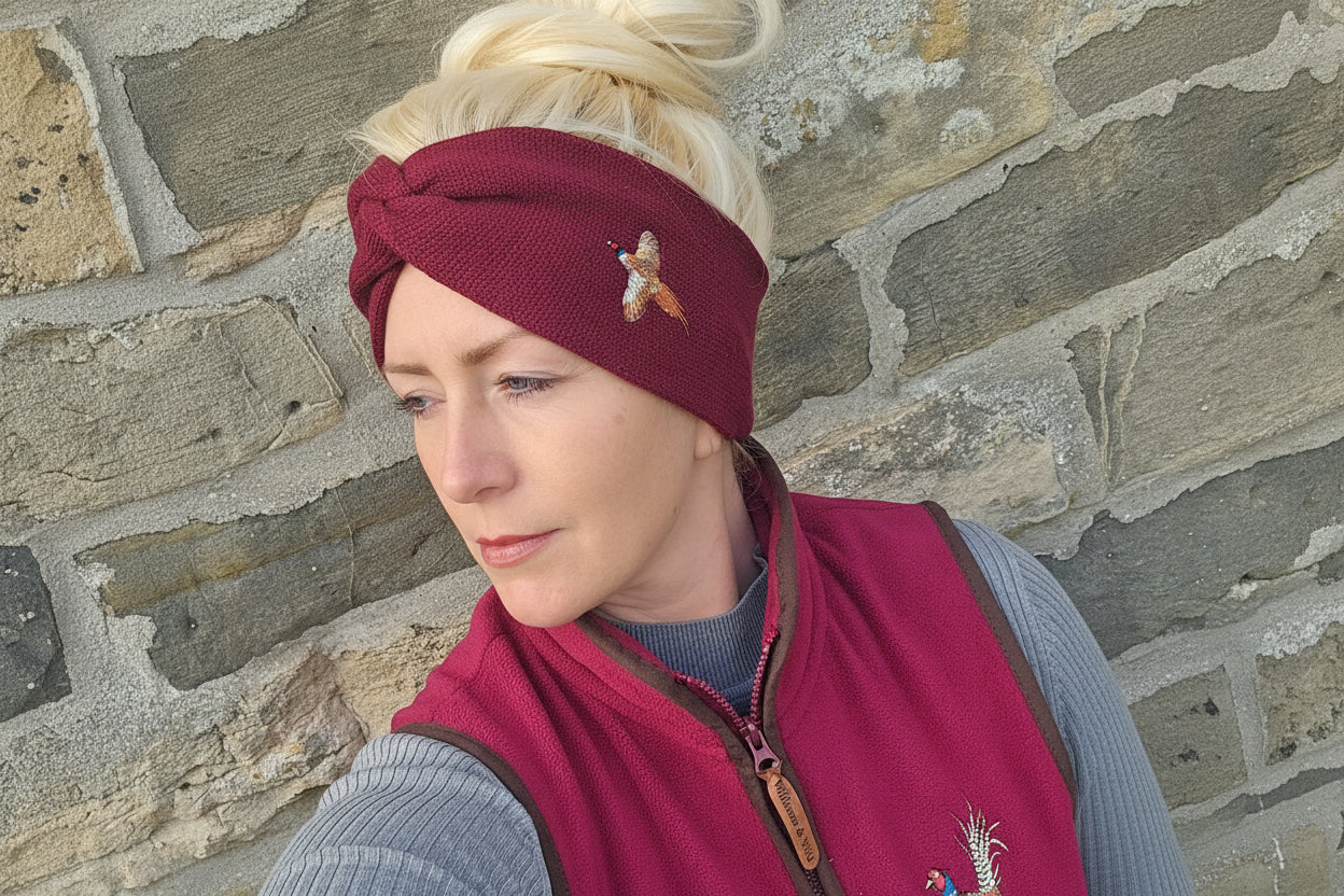 Embroidered Countryside Headbands
