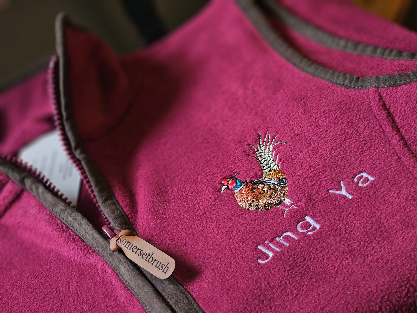 Embroidered Pheasant Gilet - (women's)