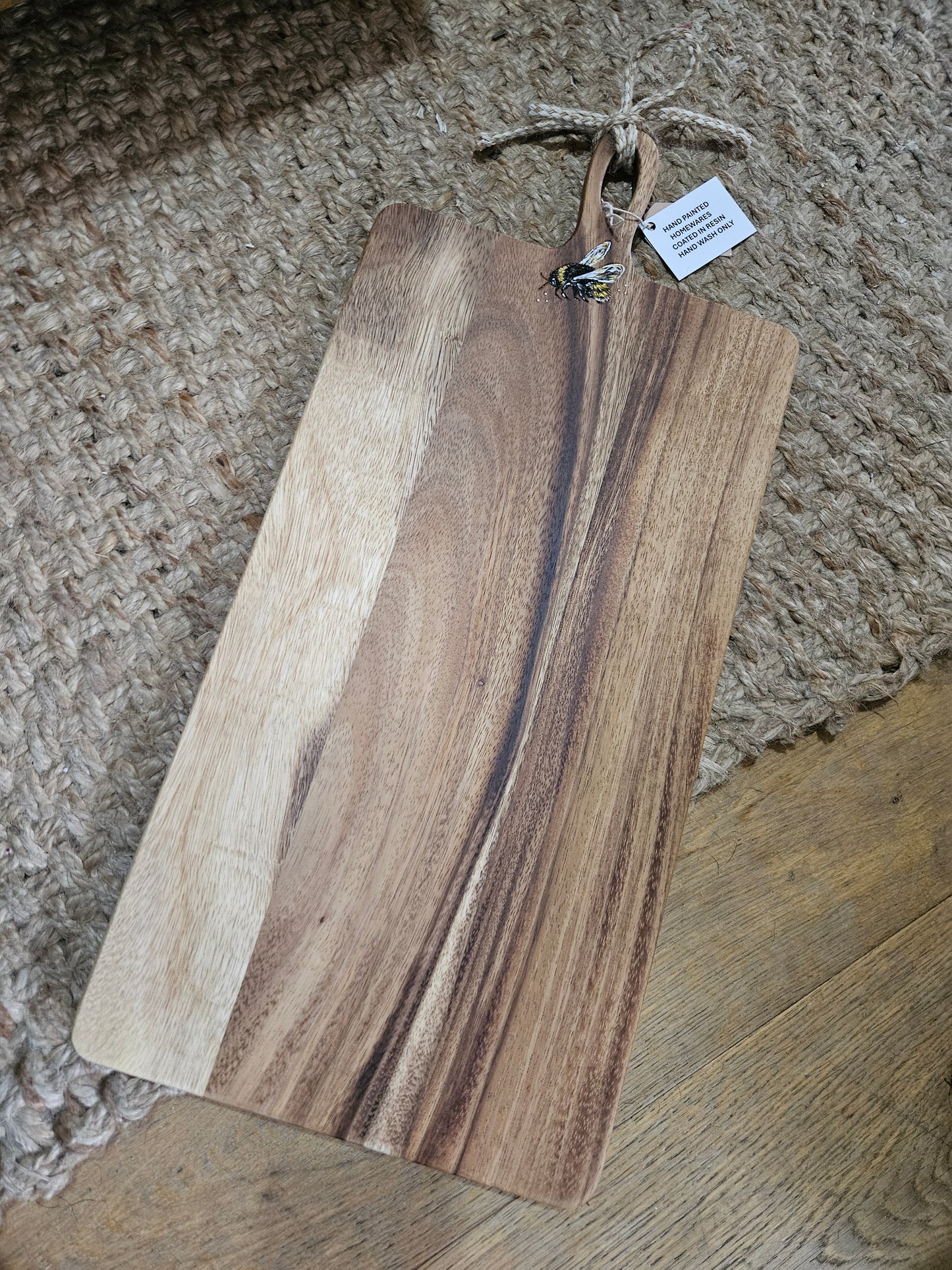 Large Long Hand Painted Bee Board / Platter 🐝
