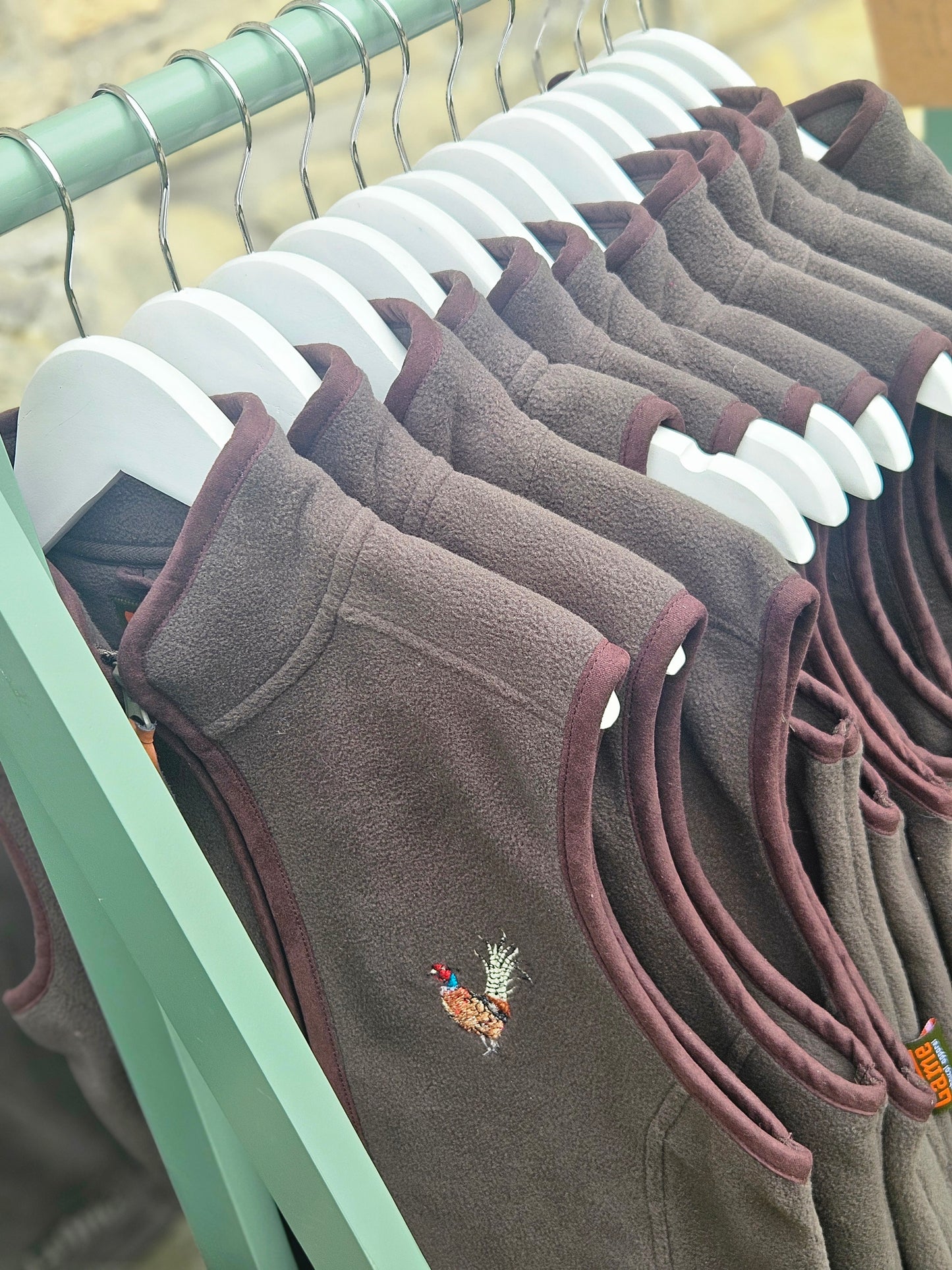 Children's Embroidered Pheasant Gilets