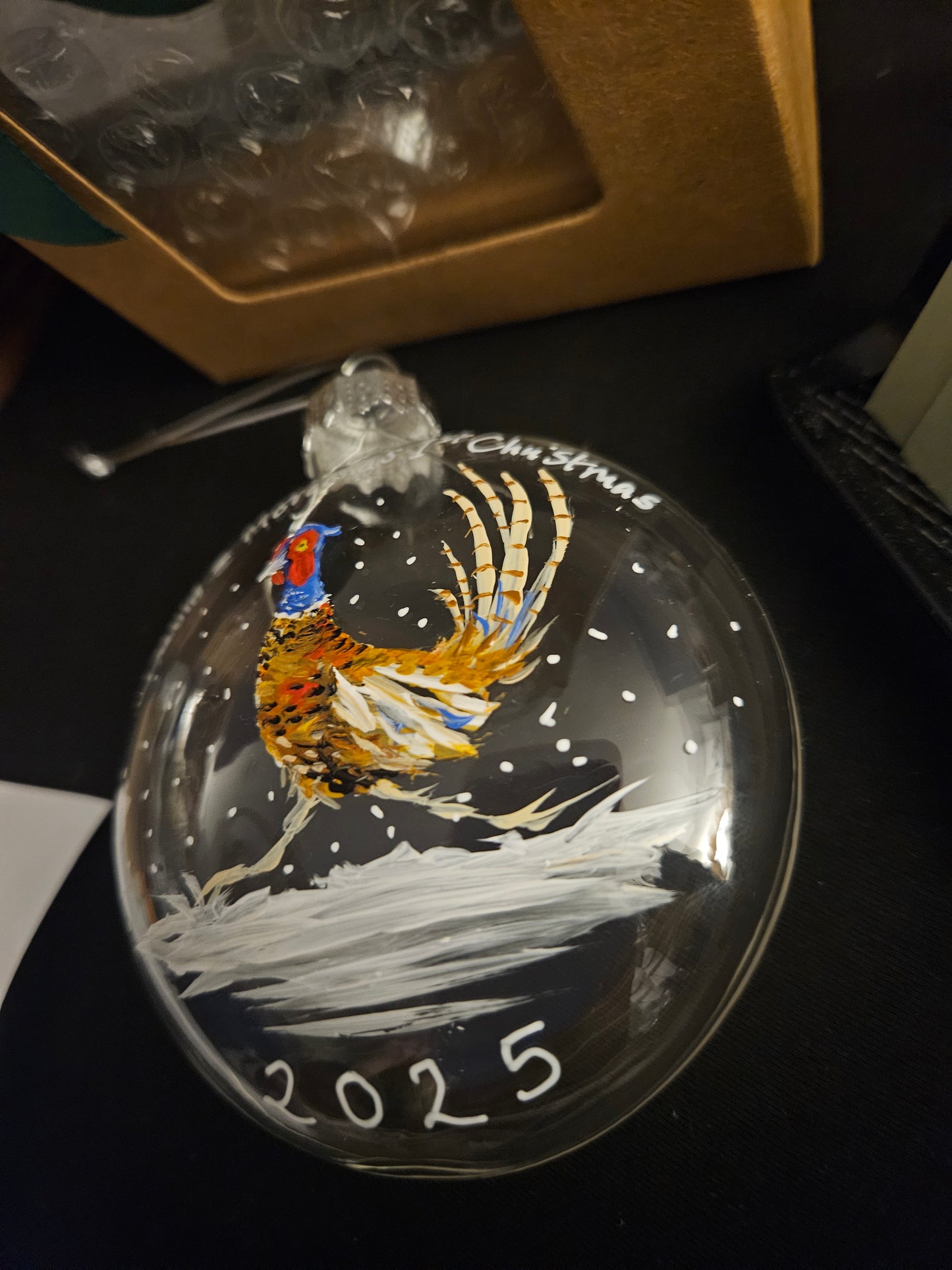 COUNTRYSIDE ANIMALS Glass Boxed Baubles (Personalisation Available)