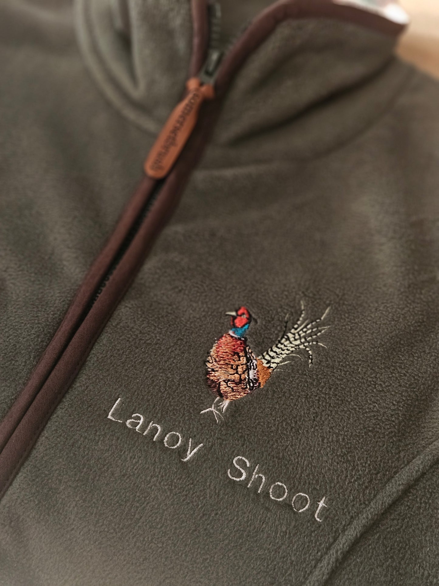 Embroidered Pheasant Gilet - (Men's)