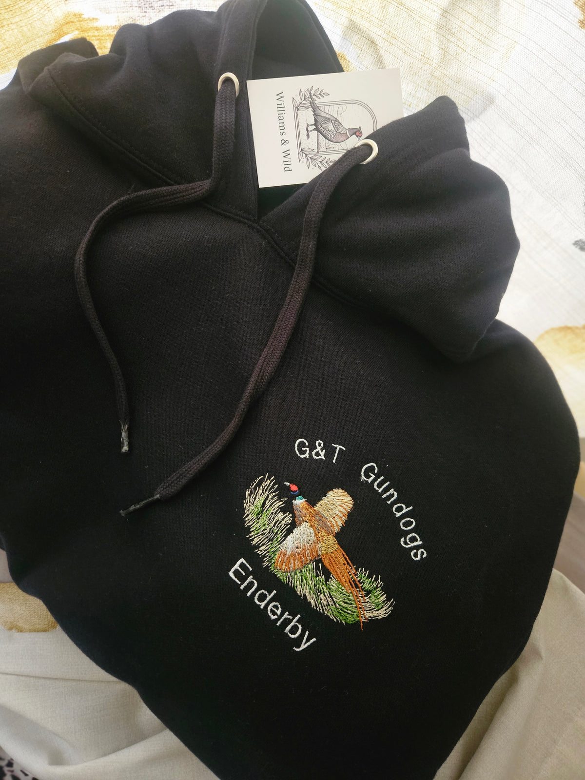 Children's Embroidered Pheasant Hoodies
