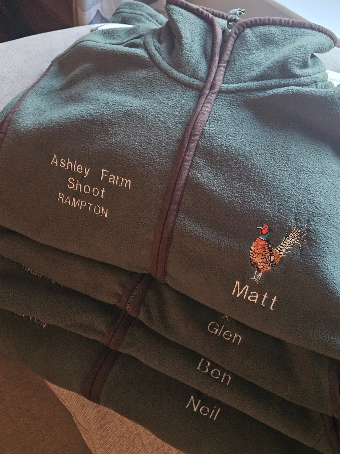 Embroidered Pheasant Gilet - (Men's)