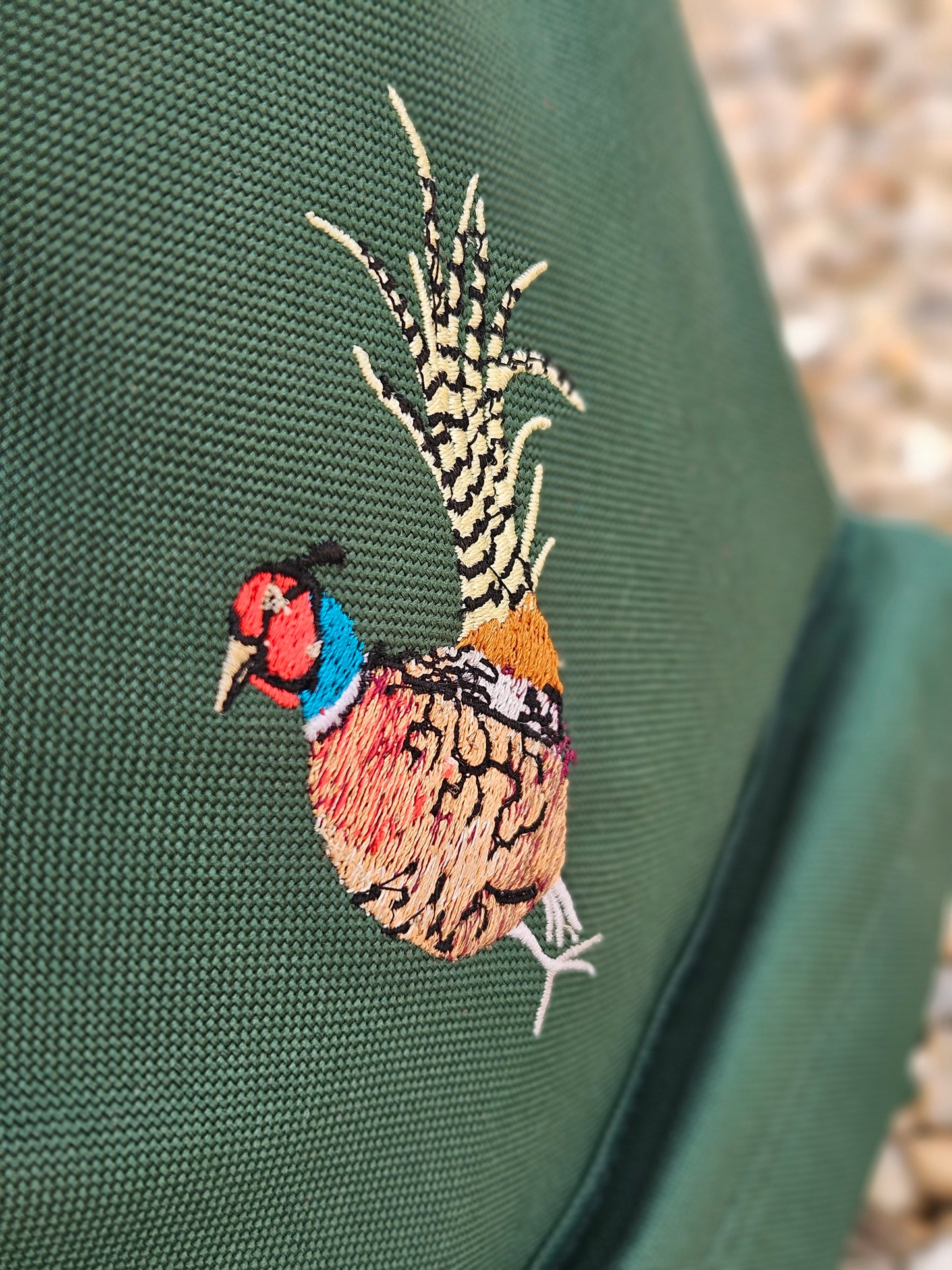 Embroidered Pheasant Rucksack