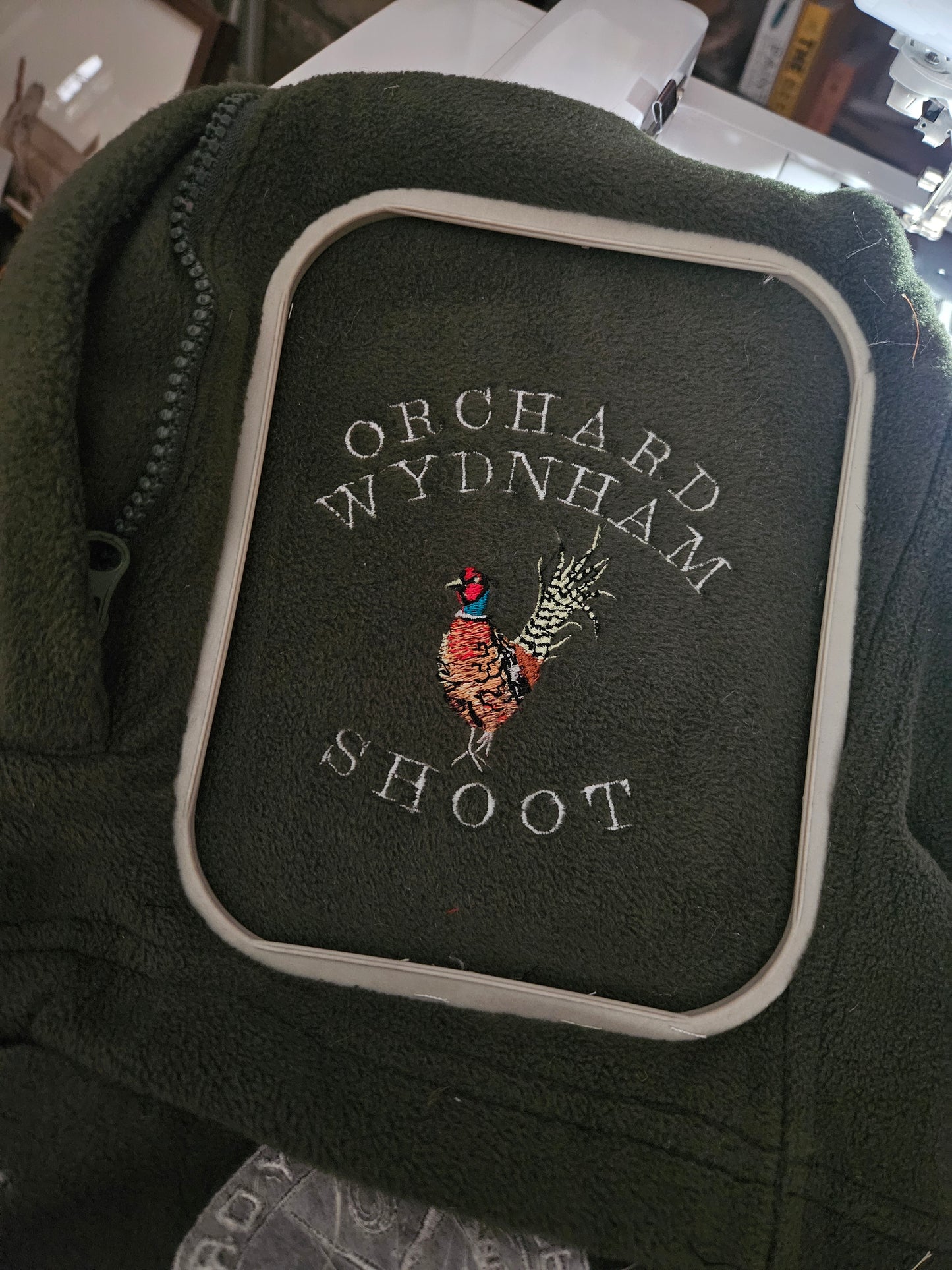 Orchard Wydnham Shoot. Personalised Pheasant Gilets