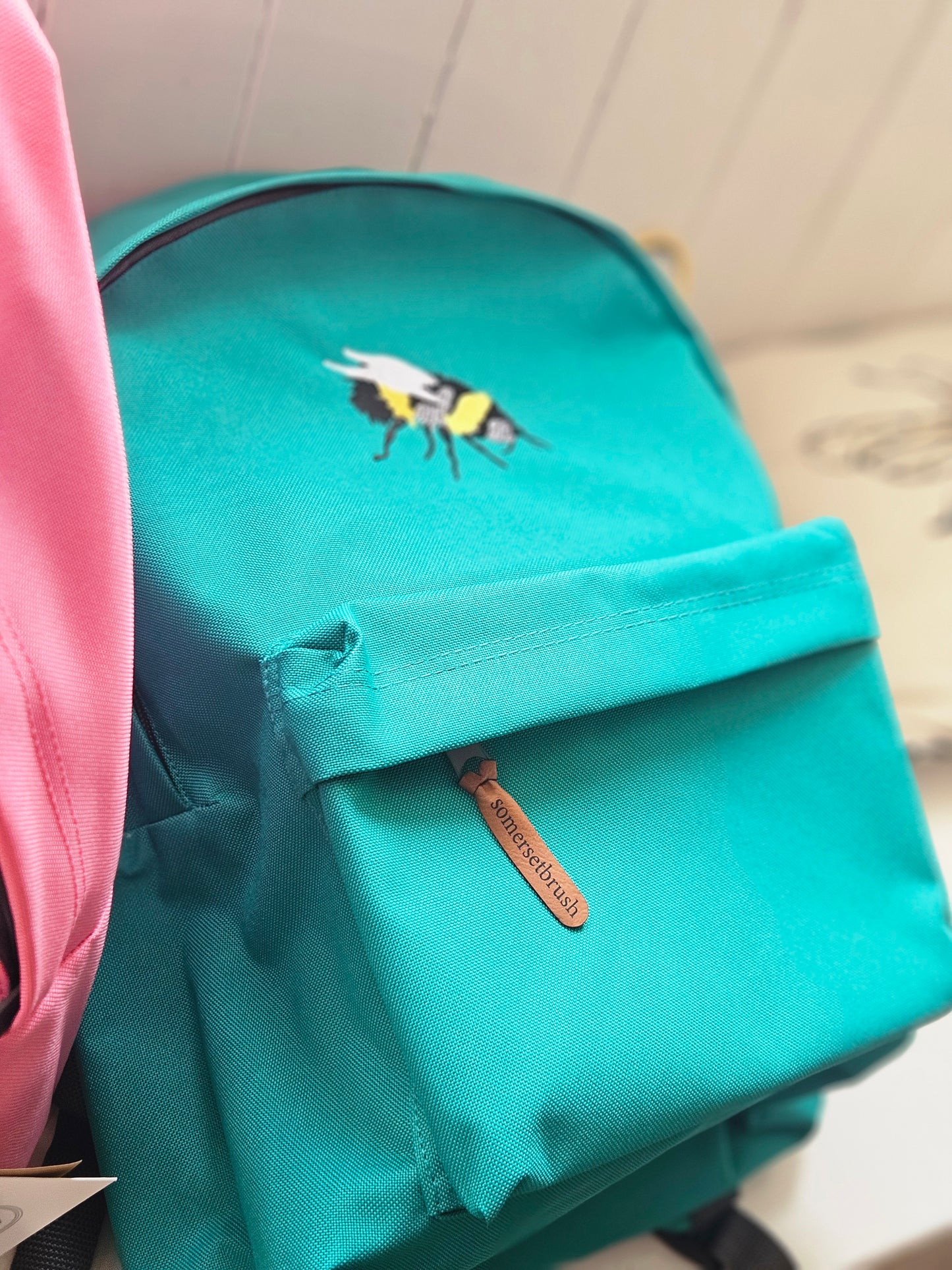 Embroidered Bee Rucksack