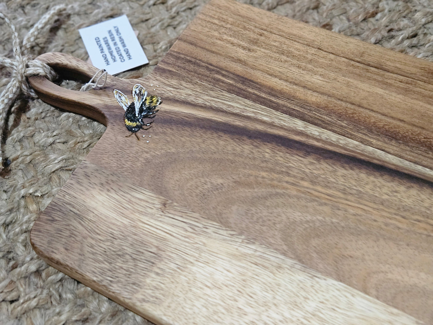 Large Long Hand Painted Bee Board / Platter 🐝