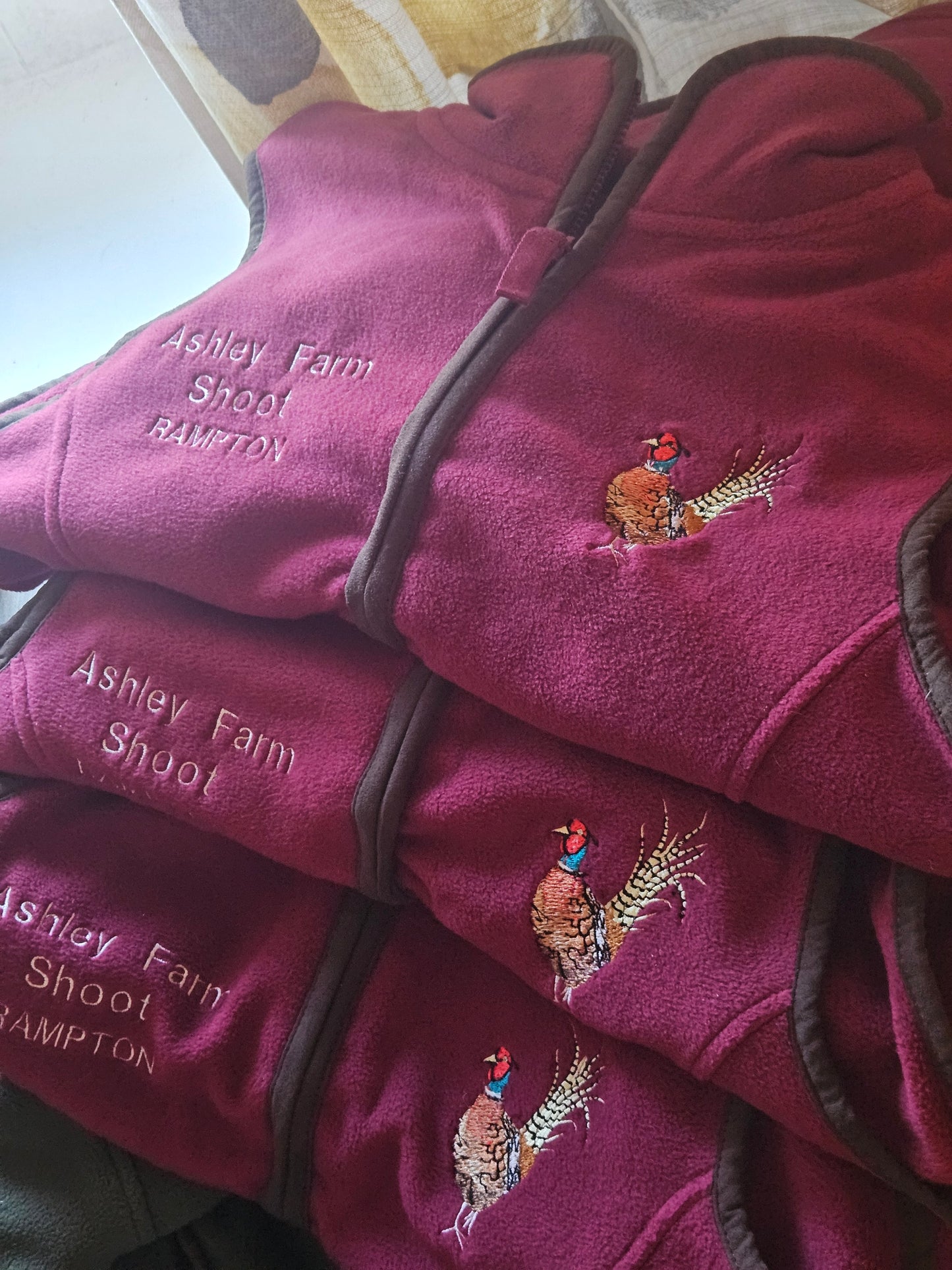 Embroidered Pheasant Gilet - (women's)
