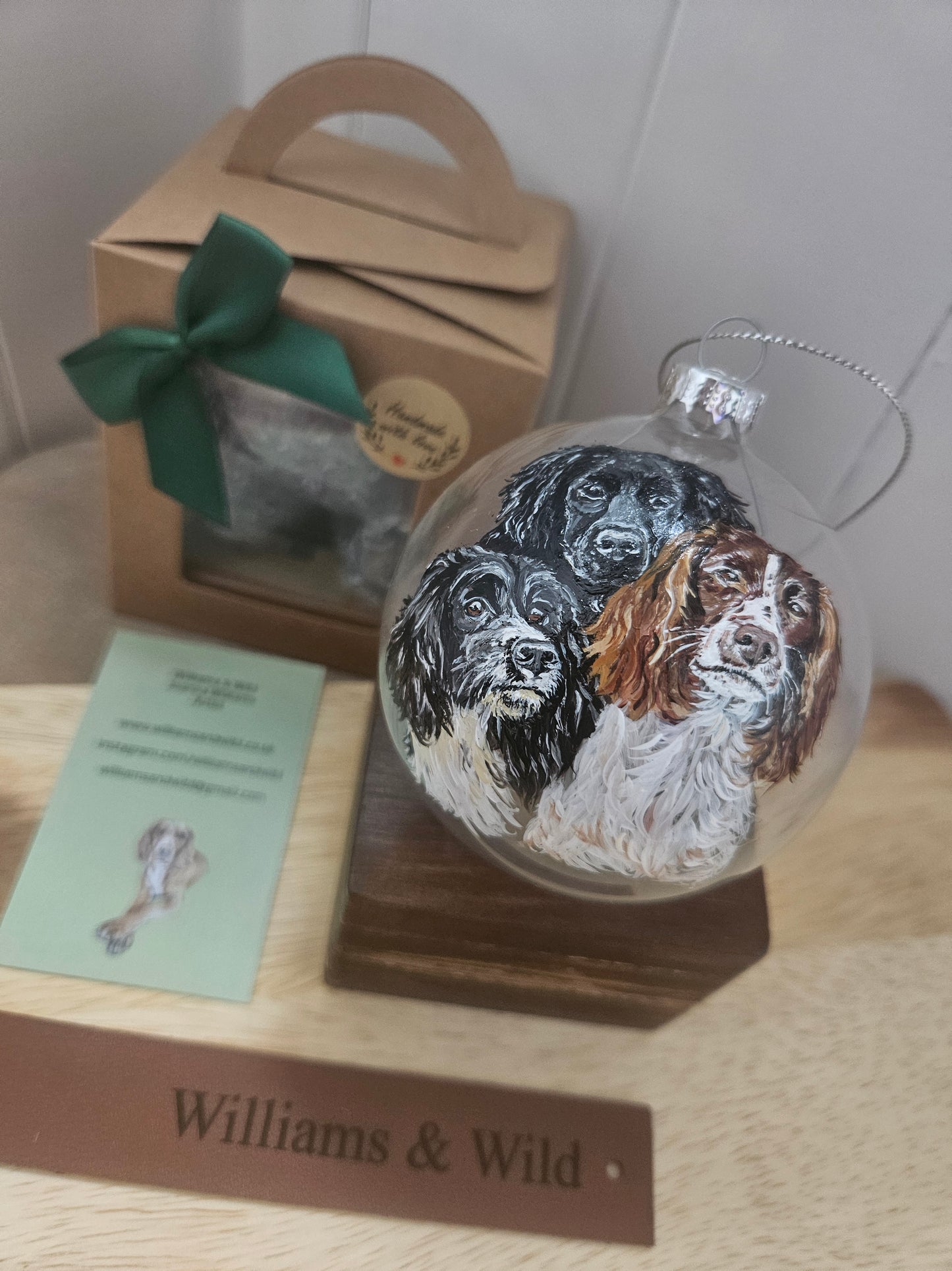 Hand Painted Glass Bauble