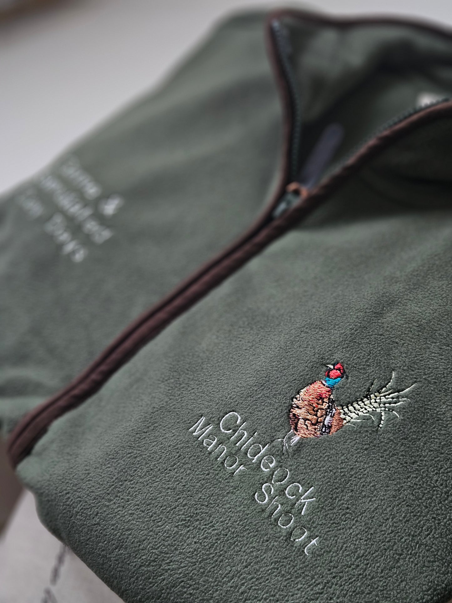 Embroidered Pheasant Gilet - (Men's)