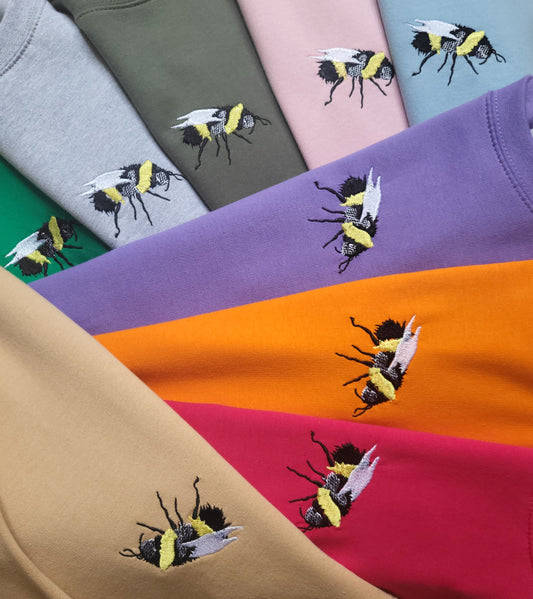 Embroidered Bee Sweatshirt