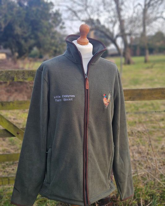 Embroidered Pheasant Fleece Jacket ( Men's )