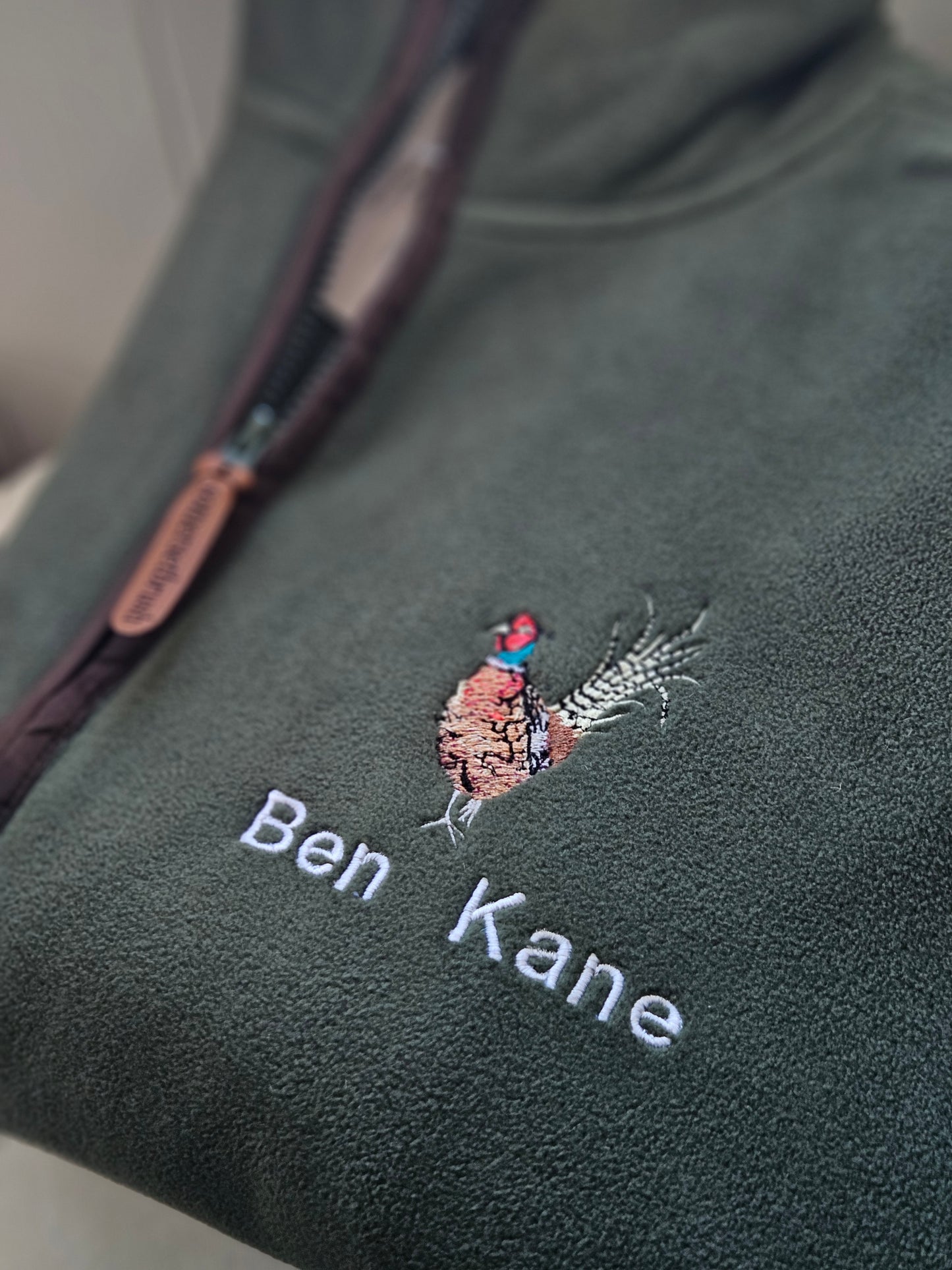 Embroidered Pheasant Gilet -  (Men's)