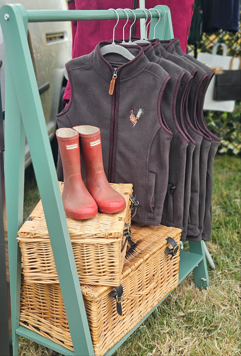 Children's Embroidered Pheasant Gilets