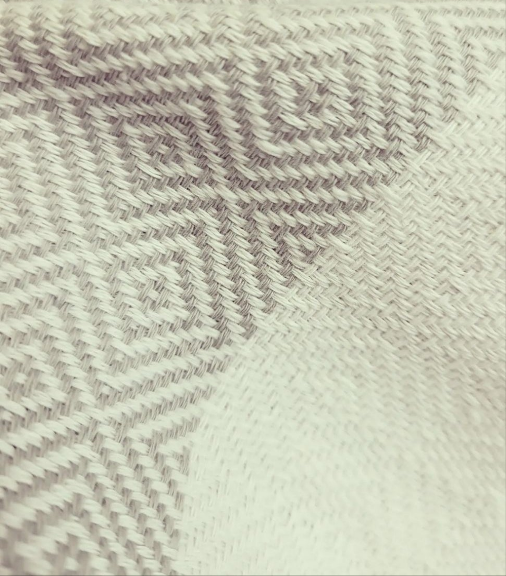 Embroidered bumble bee throw