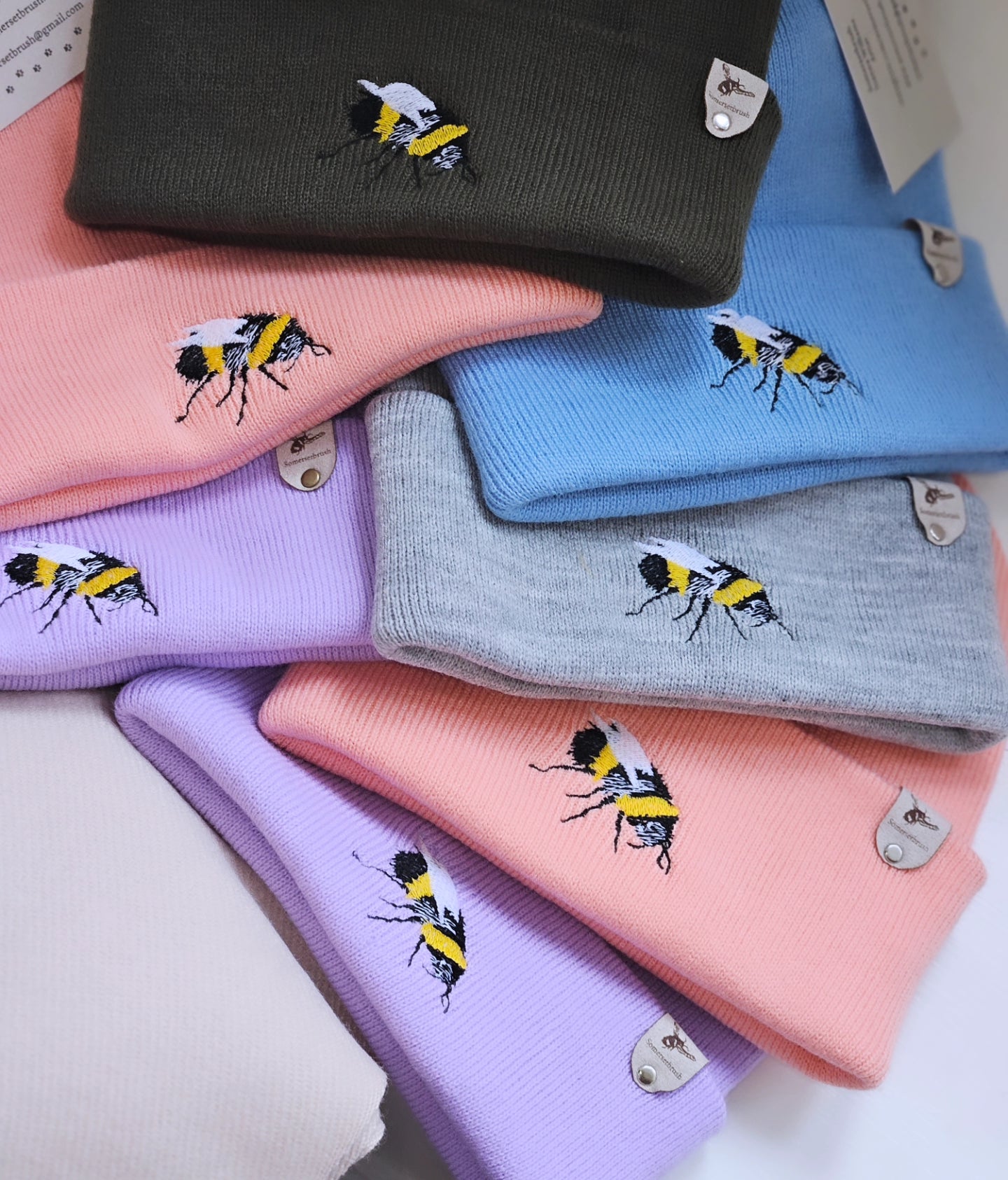 Embroidered Bee Hat