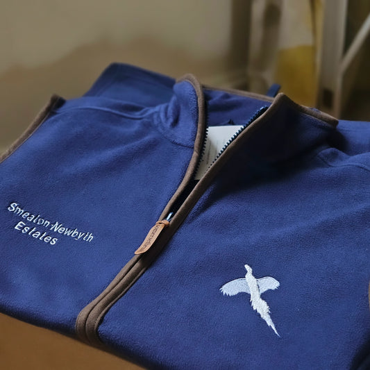 Embroidered FLYING WHITE PHEASANT Gilet -  (Men's)