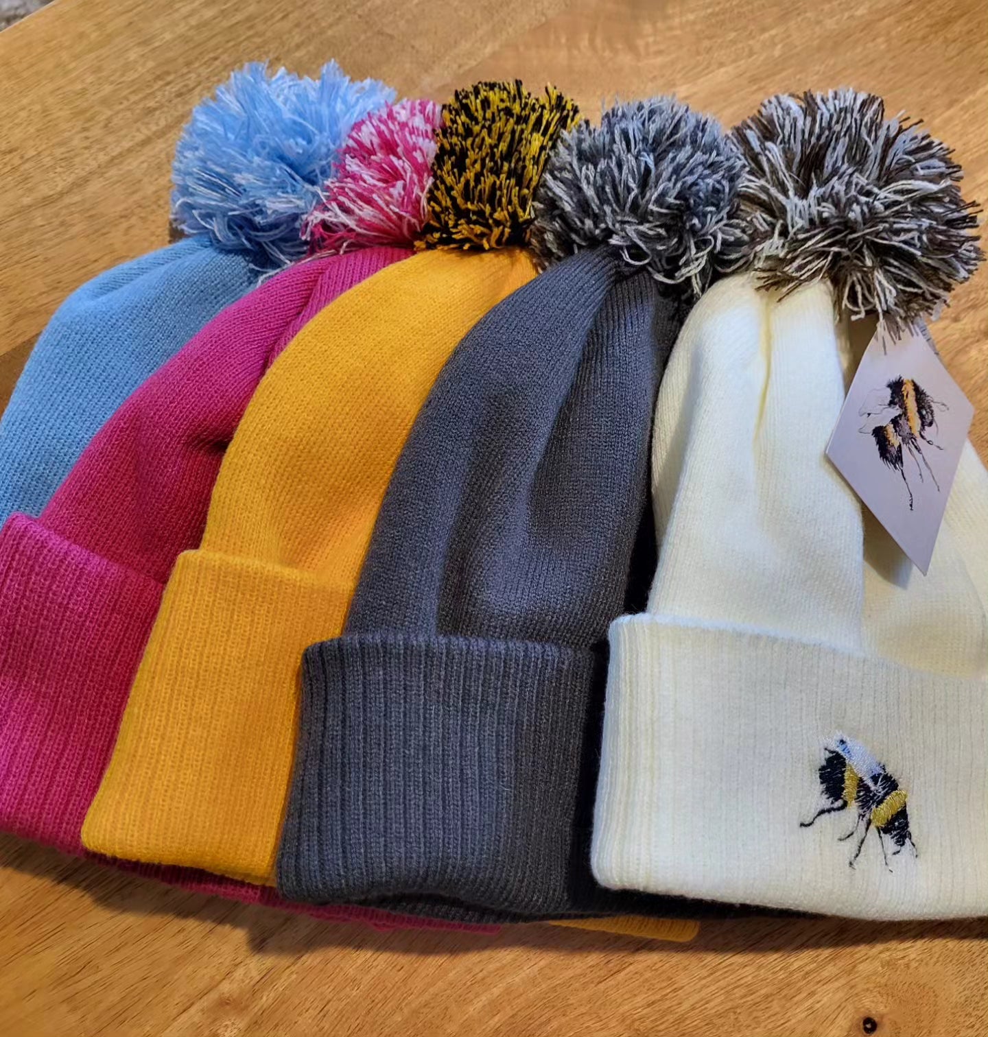 Embroidered Bee Hat