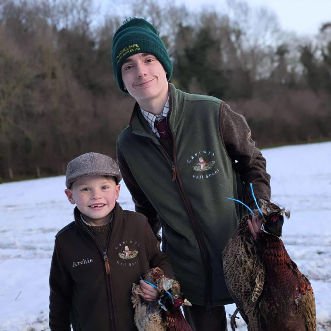 Embroidered Pheasant Gilet COLOUR FLYING PHEASANT-  (Men's)