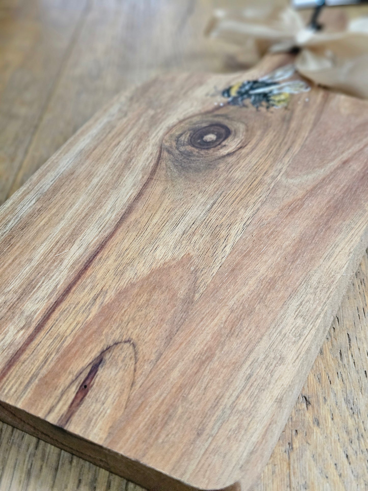 Bee Acacia Wooden Hand Painted Small Boards