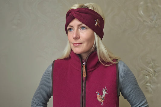 Embroidered Countryside Headbands