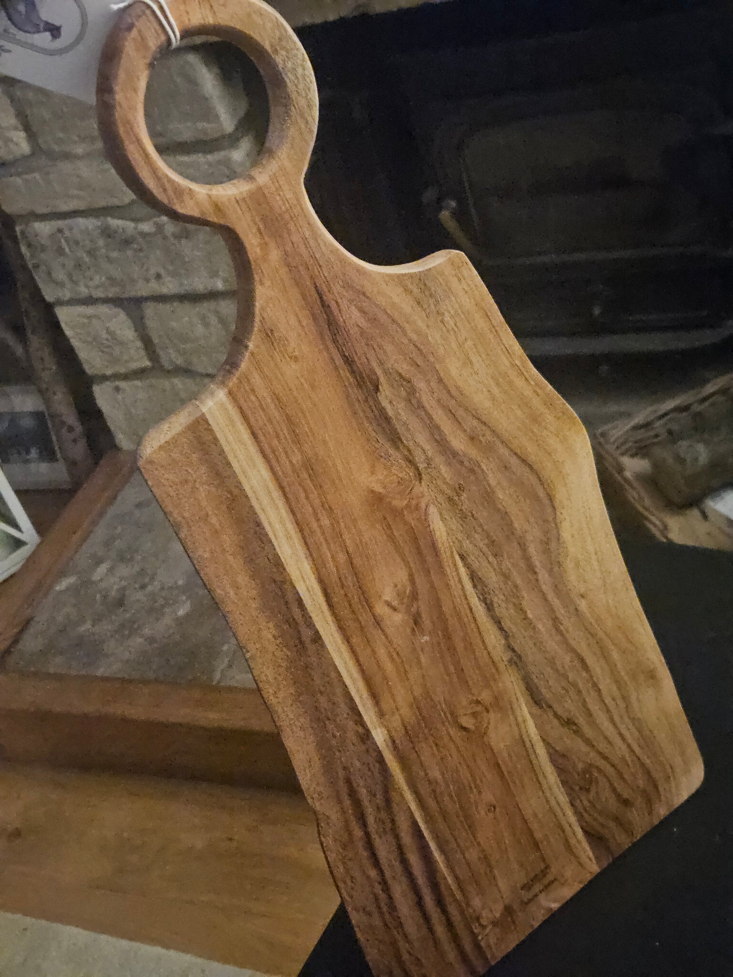Hand Painted Pheasant Long Wooden Serving Board