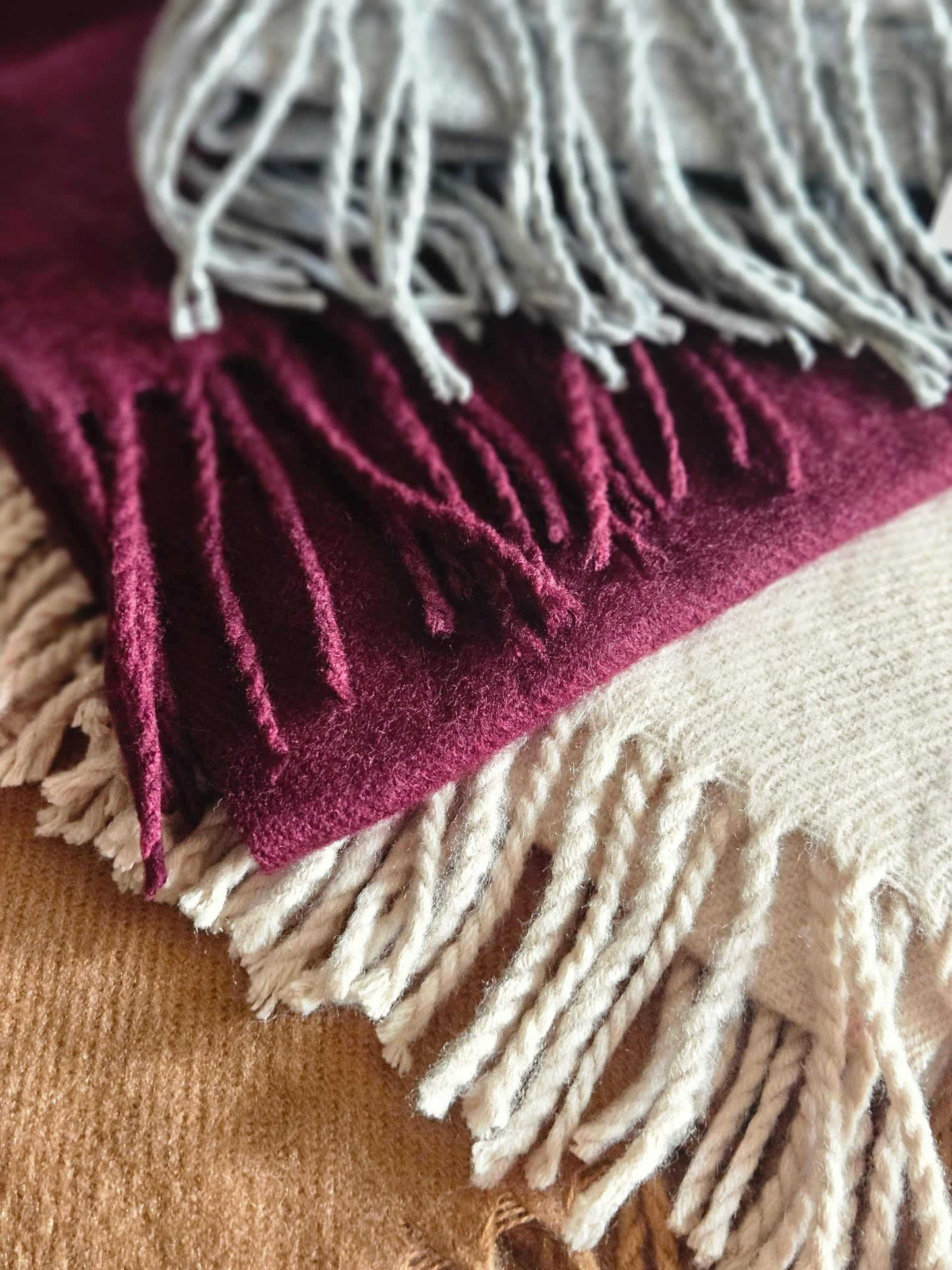 Embroidered Pheasant Scarves