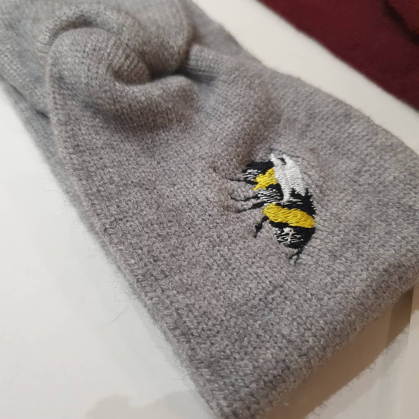 Embroidered Bee Headbands