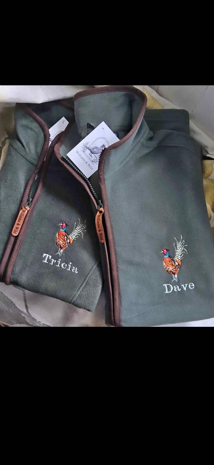 Embroidered Pheasant Gilet -  (women's)
