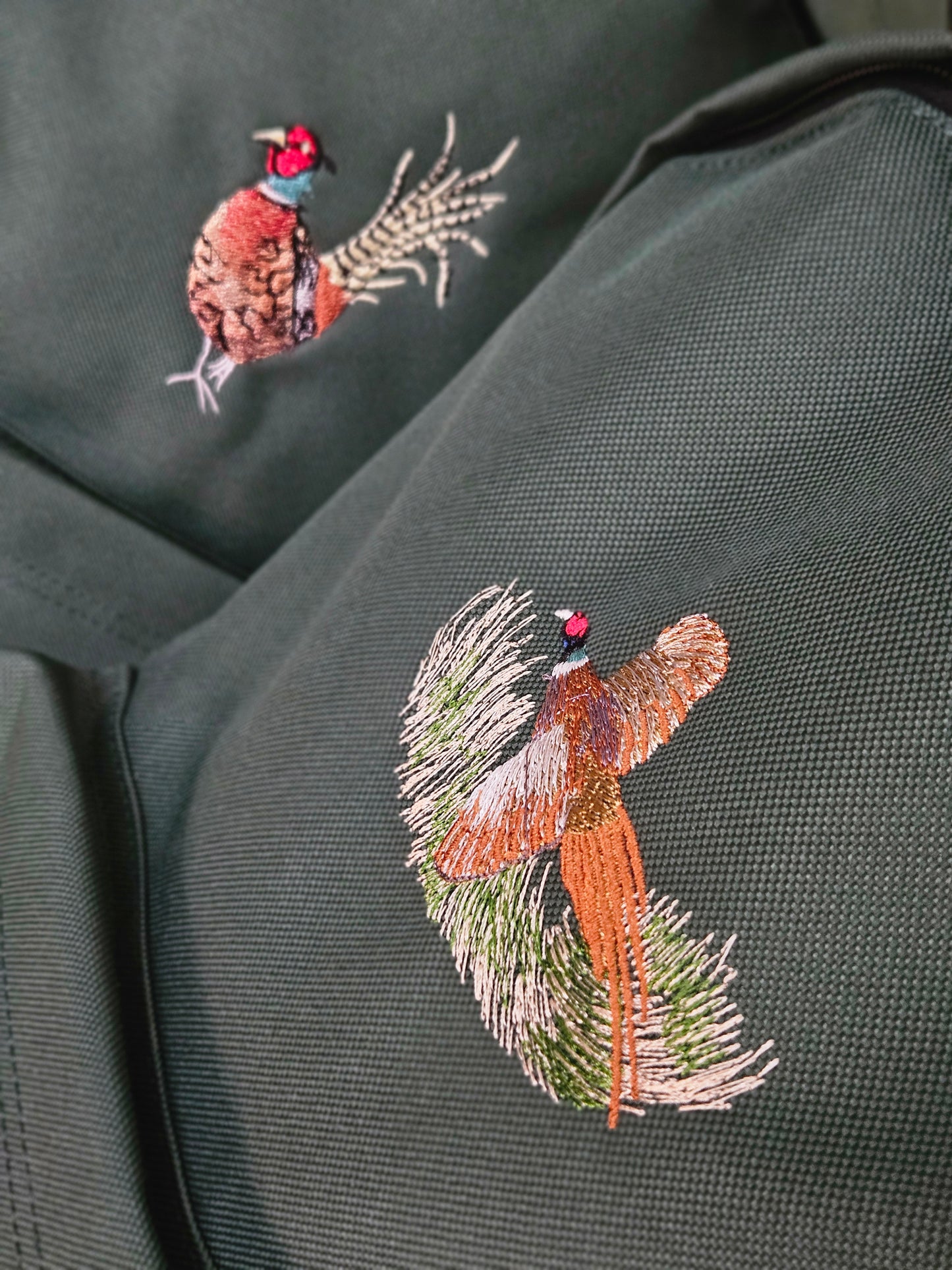 Embroidered Pheasant Rucksack