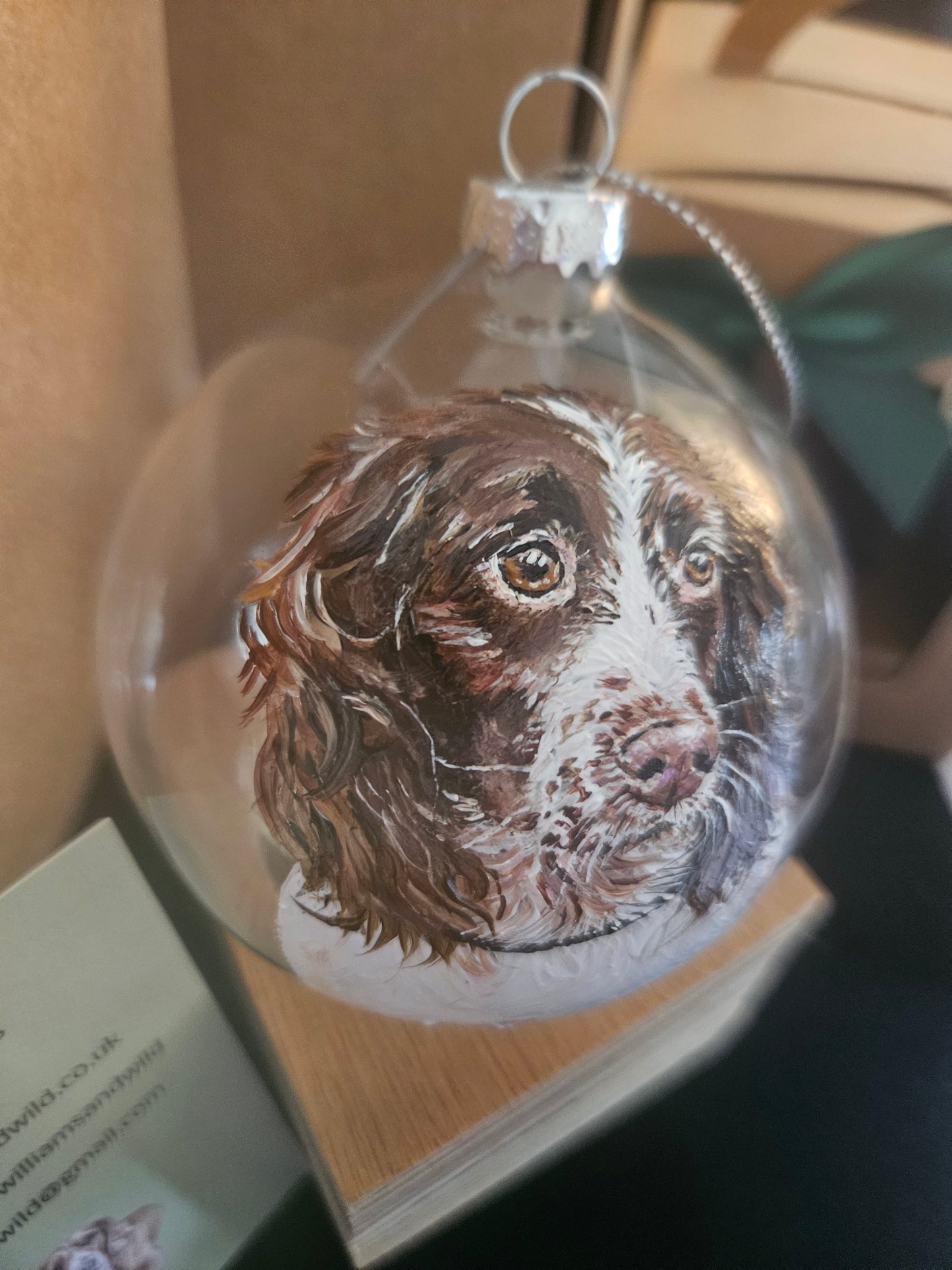 Hand Painted Glass Bauble