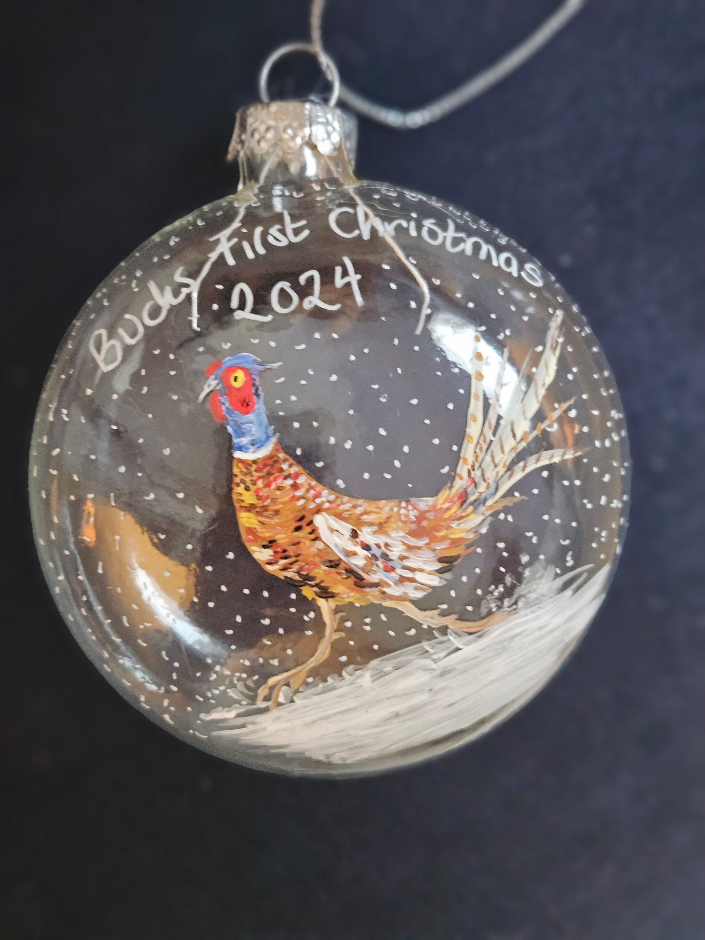 COUNTRYSIDE ANIMALS Glass Boxed Baubles (Personalisation Available)
