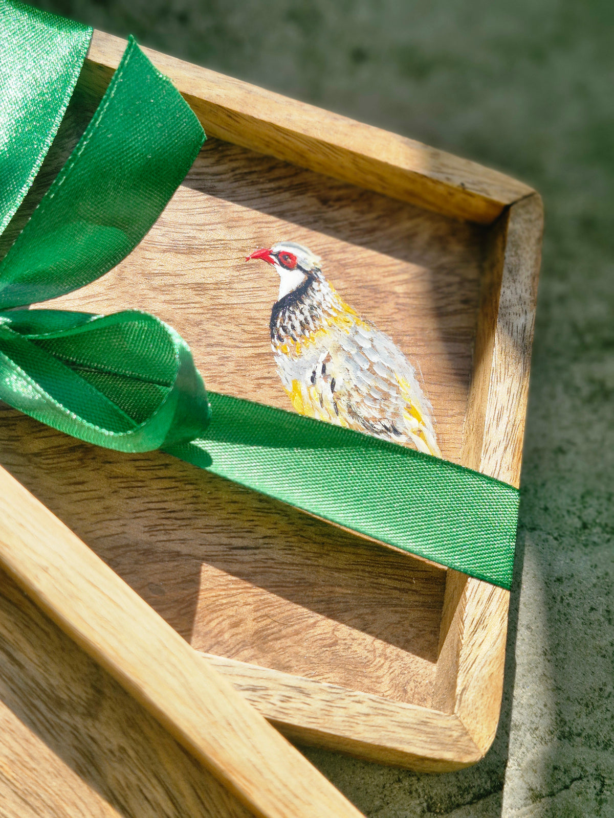 Hand Painted Gamebird Mango Boards / Trays