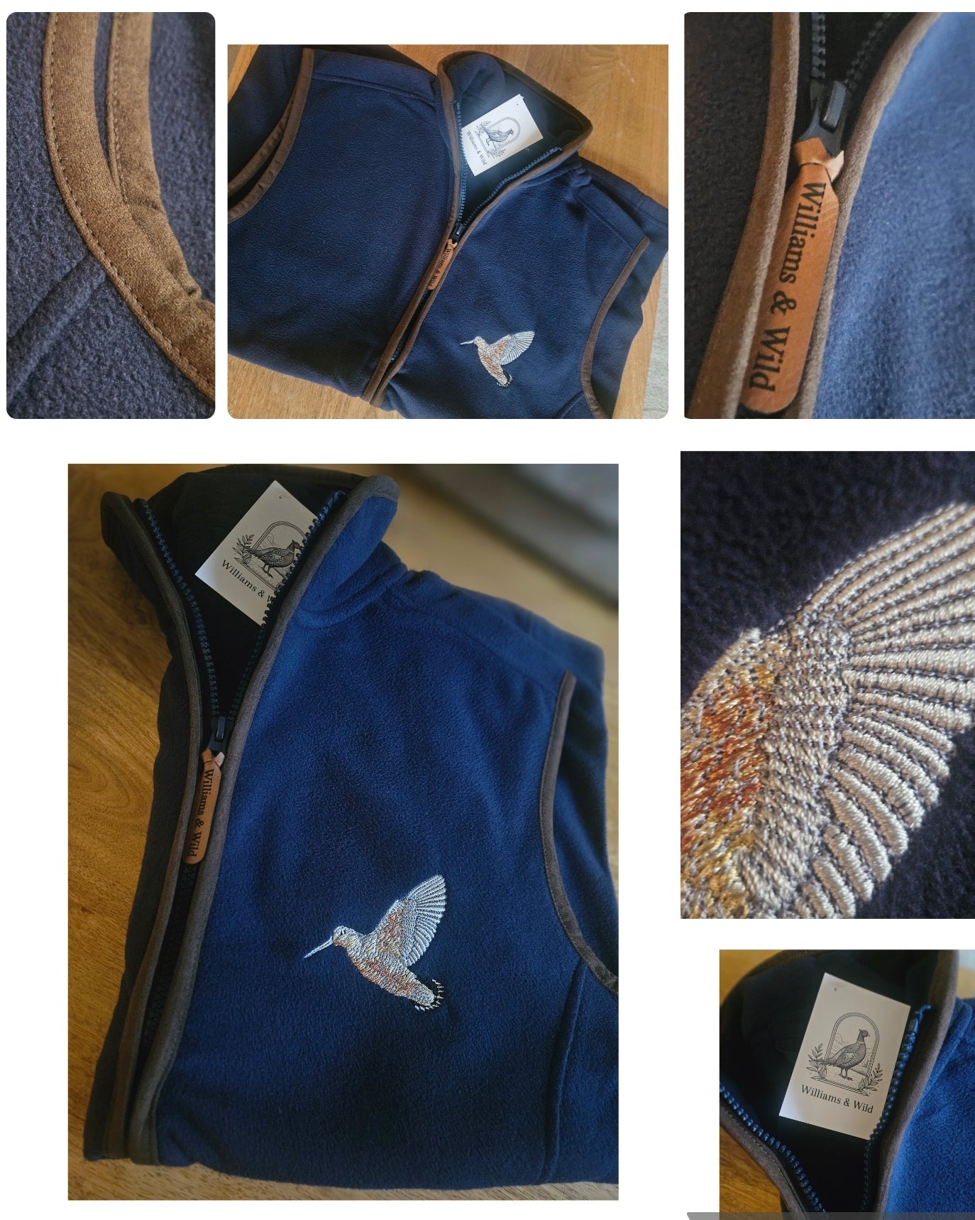 Embroidered WOODCOCK Gilet -  (Men's)
