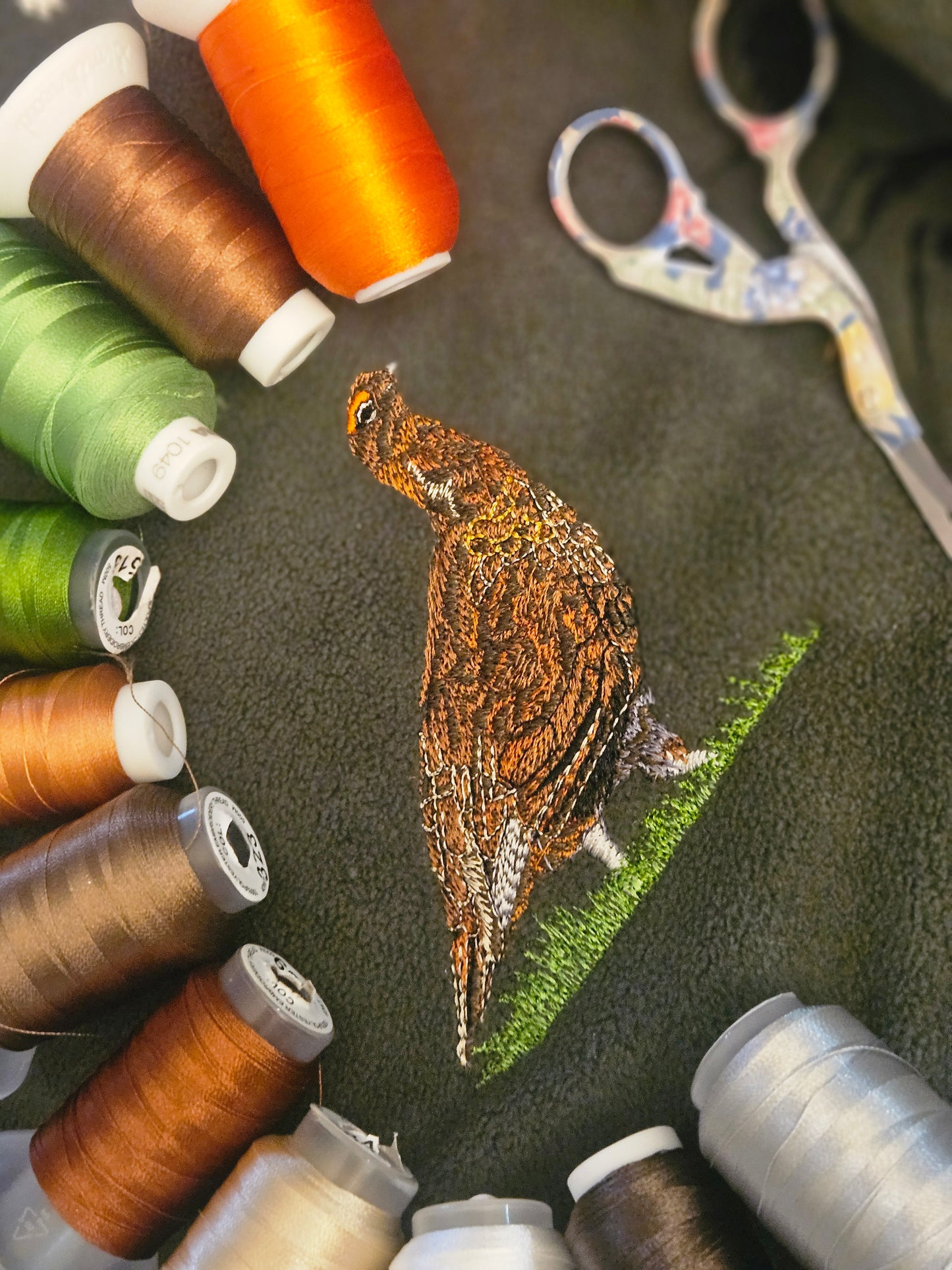 Embroidered GROUSE Gilet -  (Men's)