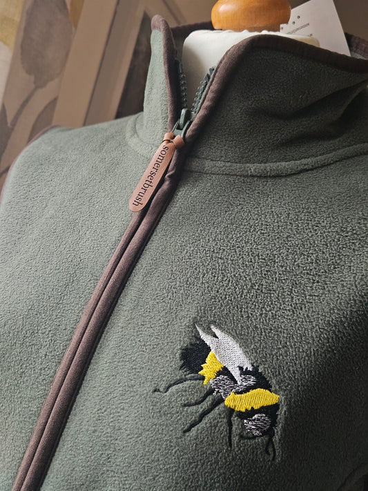 Women's Embroidered BEE Fleece Jacket 🐝