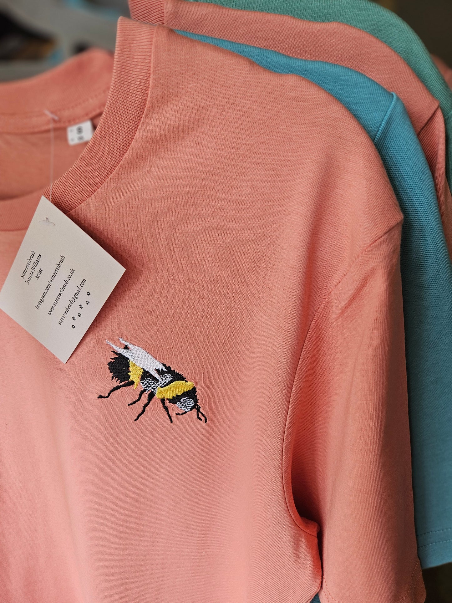Embroidered Bumblebee Tshirts