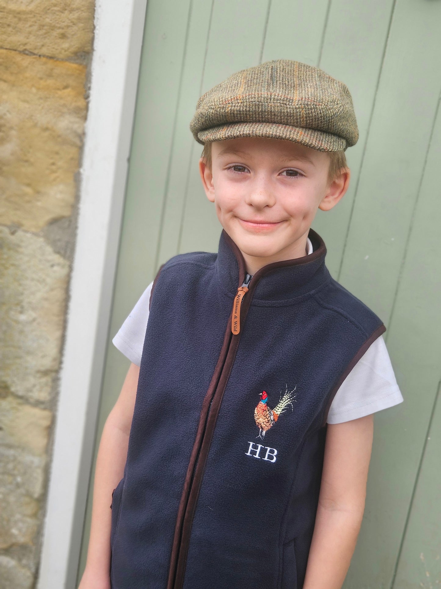 Children's Embroidered Pheasant Gilets