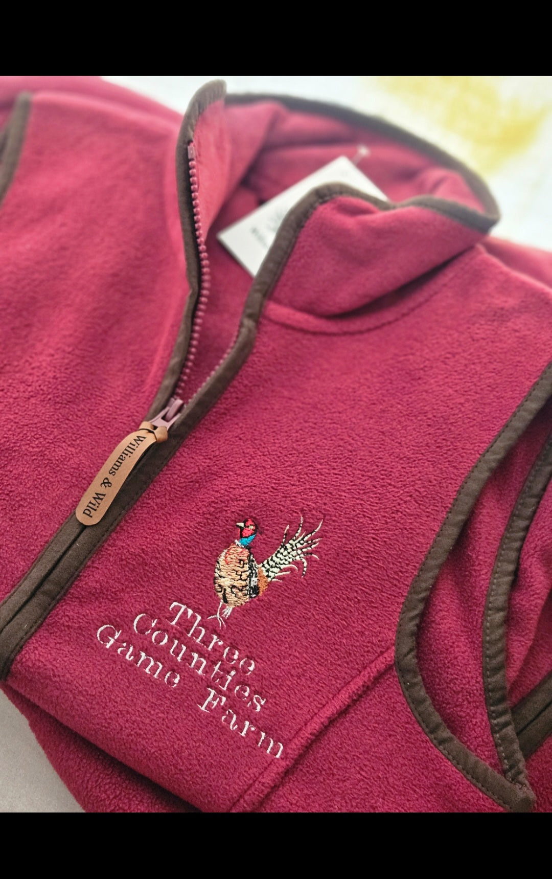 Embroidered Pheasant Gilet -  (women's)