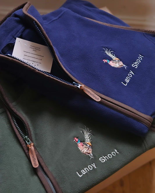 Embroidered Pheasant Gilet -  (Men's)